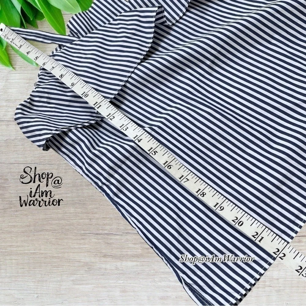 Worth NWT 2 PC blue striped ruffle top + asymmetrical mermaid skirt *iamwarrior